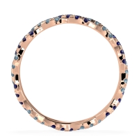 Braided Pave Eternity Cama Band