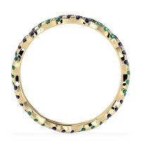 Braided Pave Eternity Cama Band