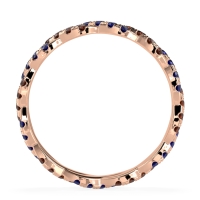 Braided Pave Eternity Cama Band