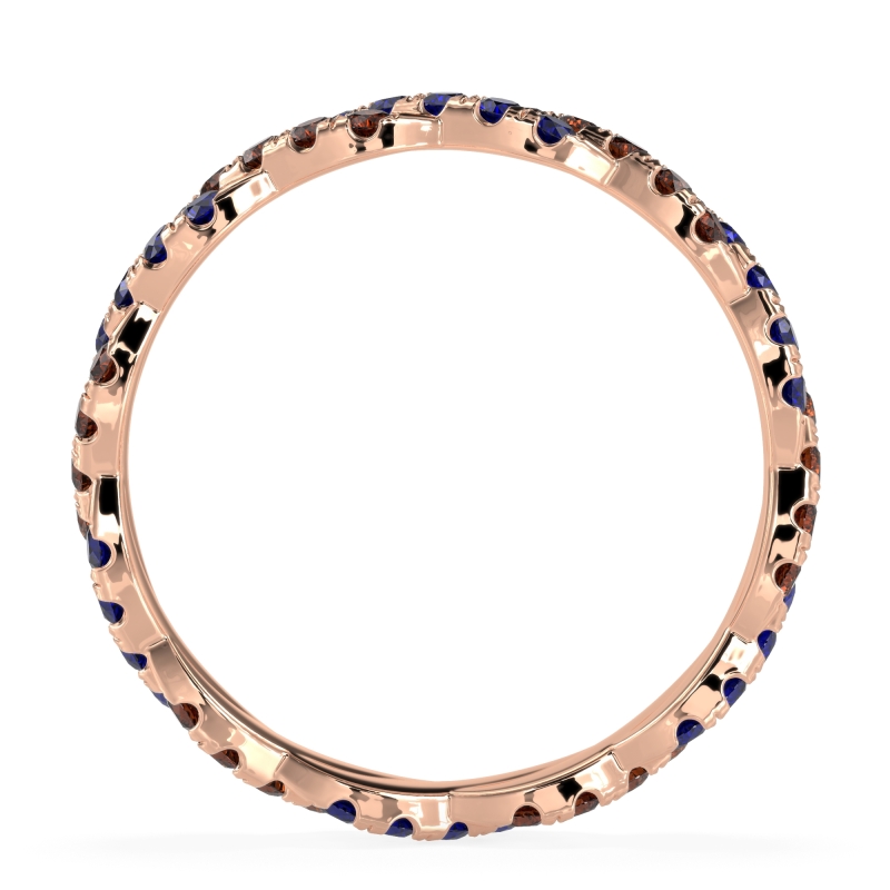 Braided Pave Eternity Cama Band