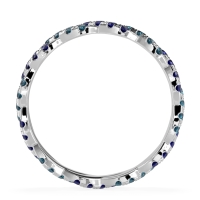 Braided Pave Eternity Cama Band