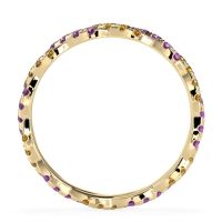 Braided Pave Eternity Cama Band