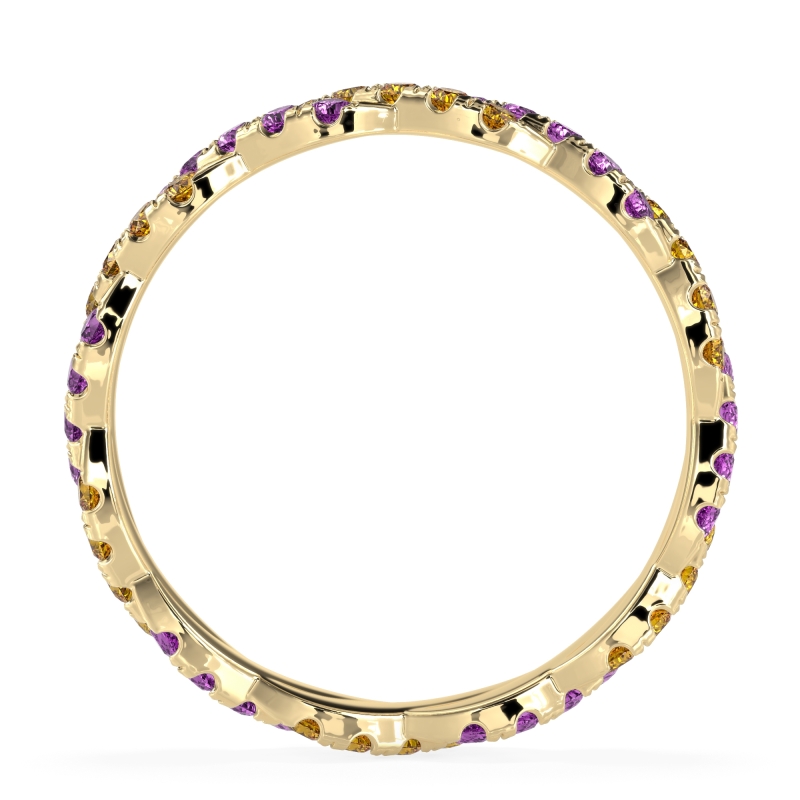 Braided Pave Eternity Cama Band