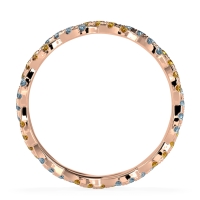 Braided Pave Eternity Cama Band