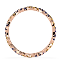 Braided Pave Eternity Cama Band