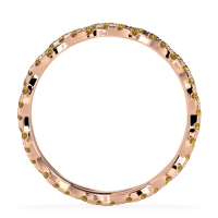 Braided Pave Eternity Cama Band