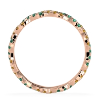 Braided Pave Eternity Cama Band