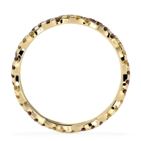 Braided Pave Eternity Cama Band