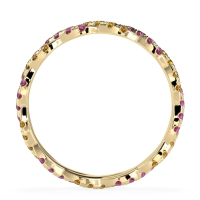 Braided Pave Eternity Cama Band