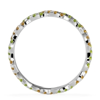 Braided Pave Eternity Cama Band