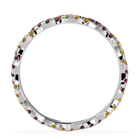 Braided Pave Eternity Cama Band