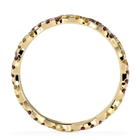 Braided Pave Eternity Cama Band