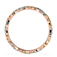 Braided Pave Eternity Cama Band