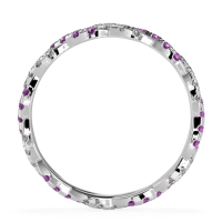 Braided Pave Eternity Cama Band