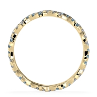 Braided Pave Eternity Cama Band