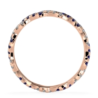 Braided Pave Eternity Cama Band