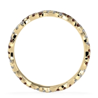 Braided Pave Eternity Cama Band