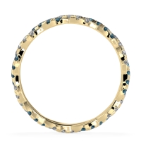 Braided Pave Eternity Cama Band