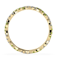 Braided Pave Eternity Cama Band