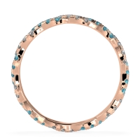 Braided Pave Eternity Cama Band