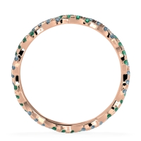 Braided Pave Eternity Cama Band