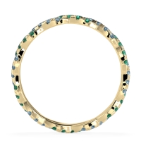 Braided Pave Eternity Cama Band