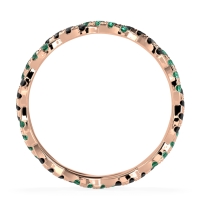 Braided Pave Eternity Cama Band