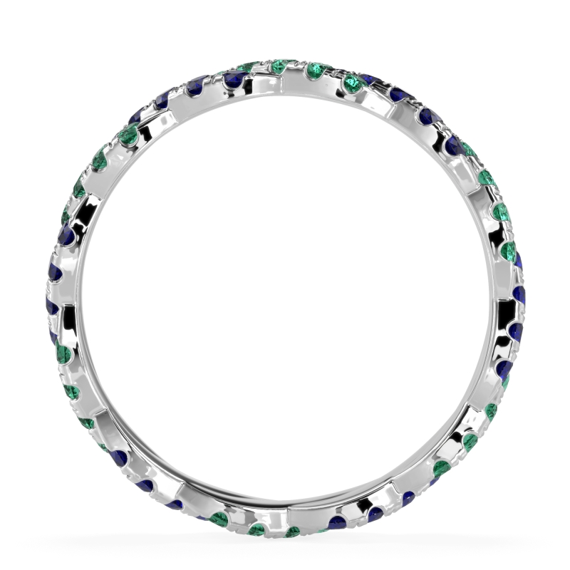 Braided Pave Eternity Cama Band