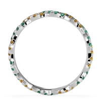 Braided Pave Eternity Cama Band