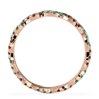 Braided Pave Eternity Cama Band