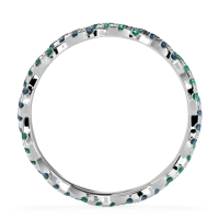 Braided Pave Eternity Cama Band