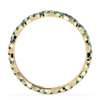 Braided Pave Eternity Cama Band