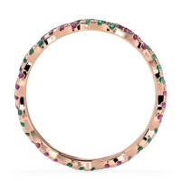 Braided Pave Eternity Cama Band