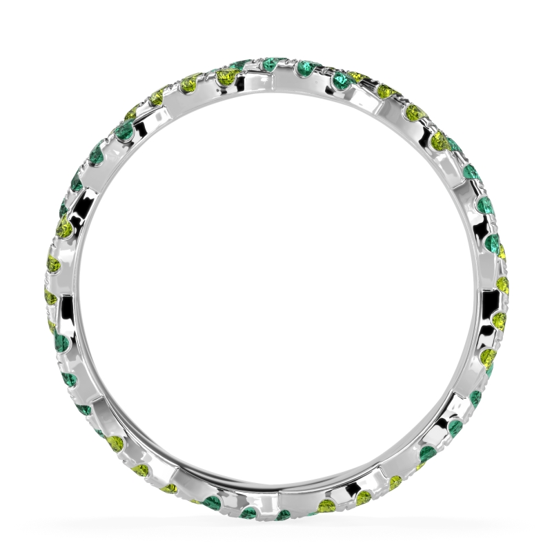 Braided Pave Eternity Cama Band