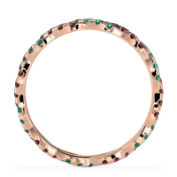 Braided Pave Eternity Cama Band