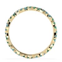 Braided Pave Eternity Cama Band