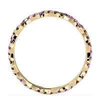 Braided Pave Eternity Cama Band