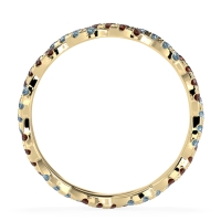 Braided Pave Eternity Cama Band