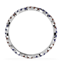 Braided Pave Eternity Cama Band