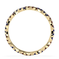 Braided Pave Eternity Cama Band