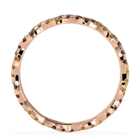 Braided Pave Eternity Cama Band