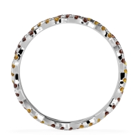 Braided Pave Eternity Cama Band