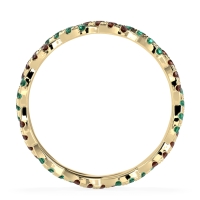 Braided Pave Eternity Cama Band