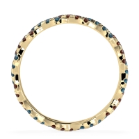 Braided Pave Eternity Cama Band