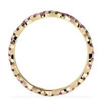 Braided Pave Eternity Cama Band