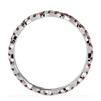 Braided Pave Eternity Cama Band