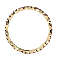 Braided Pave Eternity Cama Band
