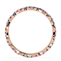 Braided Pave Eternity Cama Band