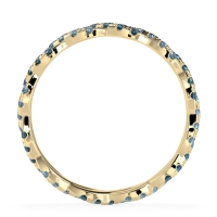 Braided Pave Eternity Cama Band