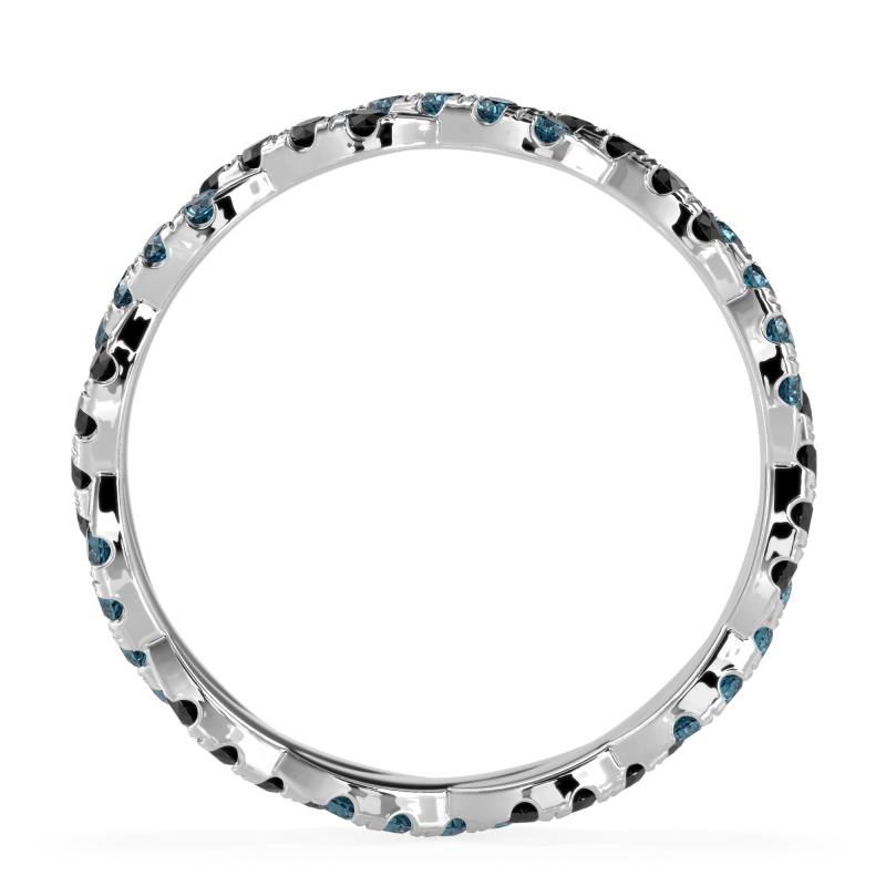 Braided Pave Eternity Cama Band